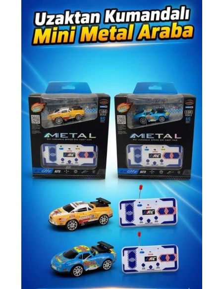KUT.U/K ŞARJLI MİNİ METAL ARAÇLAR 8CM TELEFON KONTROL ÖZELİKLİ