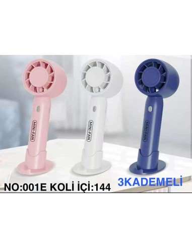 KUT. KADEMELİ ÇUBUK ŞARJLI FAN