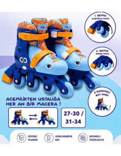 KUT.JUNIOR MAVİ PATEN 31-34...
