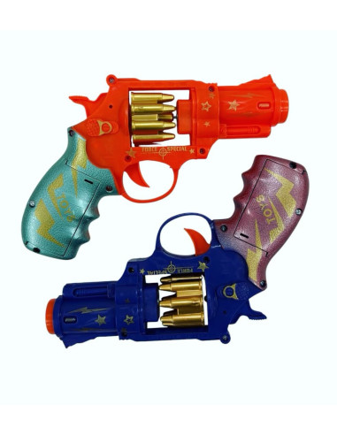 PVC DE PİLLİ SESLİ MERMİ DÖNERLİ TABANCA