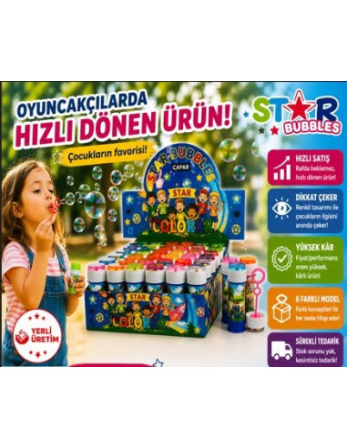 MAVİ KUT. BALONCUK KÖPÜK (KUTU İÇİ:...