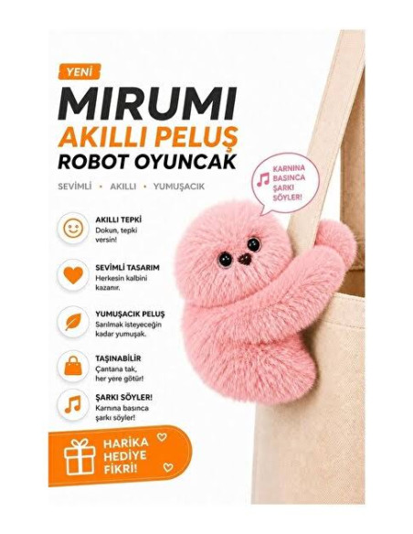 KUT.ŞARJLI MİRUMİ HAREKETLİ PELUŞ FONKSİYONLU