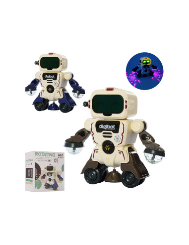 KUT.PİLLİ SESLİ IŞIKLI ROBOT YÜRÜYEN