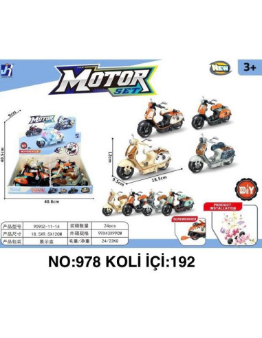 STANDLI SÜRT. VESPA MOTOR 18CM