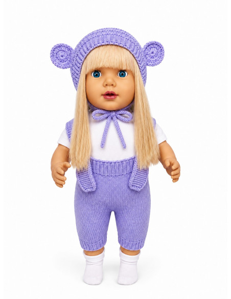 ÇANT.60 CM SAÇLI TRİKOLU ET BEBEK TR KONUŞAN