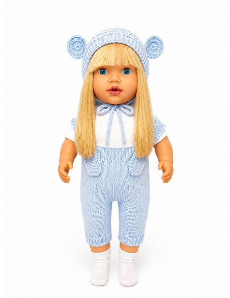 ÇANT.60 CM SAÇLI TRİKOLU ET BEBEK TR KONUŞAN