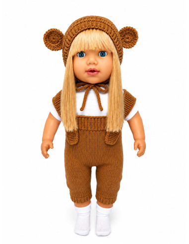 ÇANT.60 CM SAÇLI TRİKOLU ET BEBEK TR...