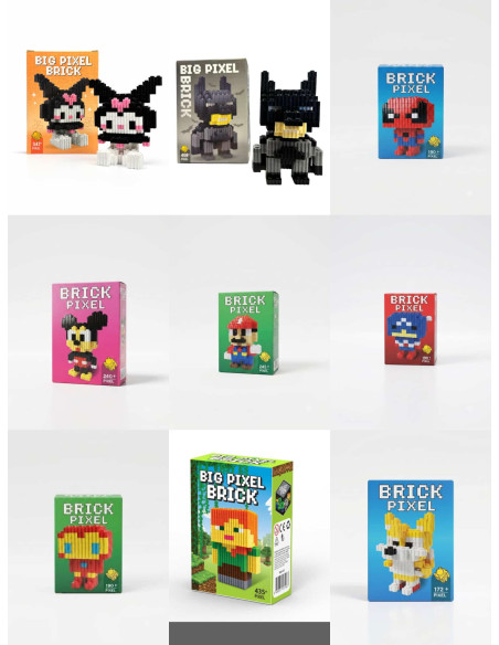 STAND BRICK PIXEL LEGO