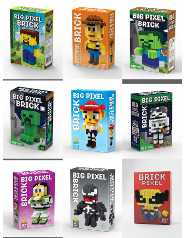 KUT.BIG PIXEL BRICK LEGO