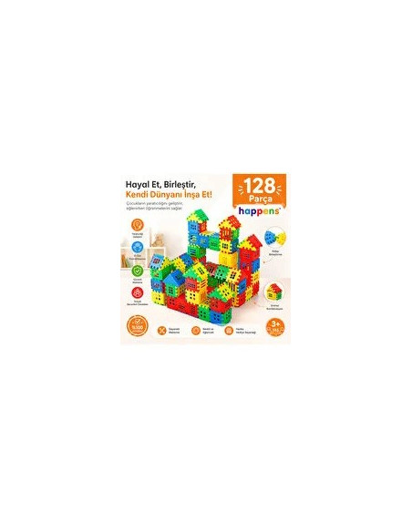 PET KUT.128 PCS BLOCK CİTY