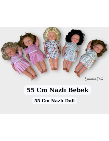 ÇANT.55 CM TR KONUŞAN SAÇLI ET BEBEK