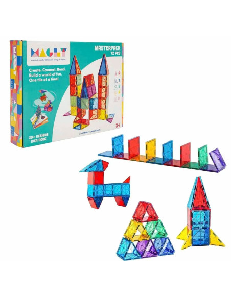 MAGLY KUT. 72 PCS MANYETİK BLOCK 7.5CM