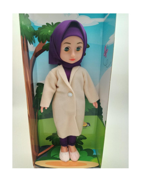 KUT.MERYEM TR DUA EDEN  TESETTÜRLÜ GÖZLERİ OYNAR BEBEK 40CM