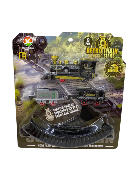 KART.PİLLİ RAYLI TREN SETİ 3 VAGONLU