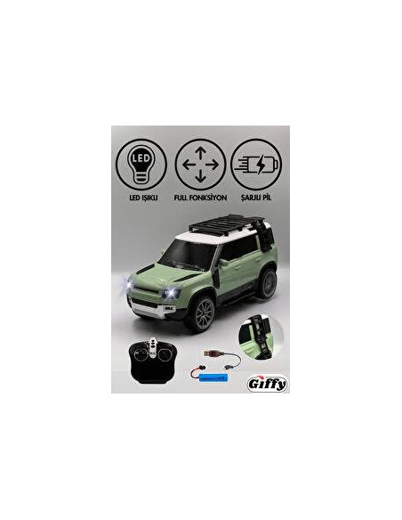 KUT.U/K ŞARJLI RANGE ROVER 1:16