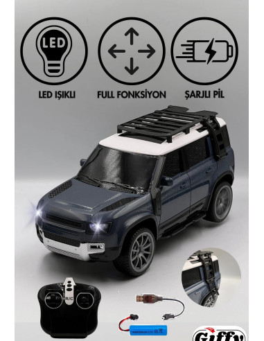 KUT.U/K ŞARJLI RANGE ROVER 1:16