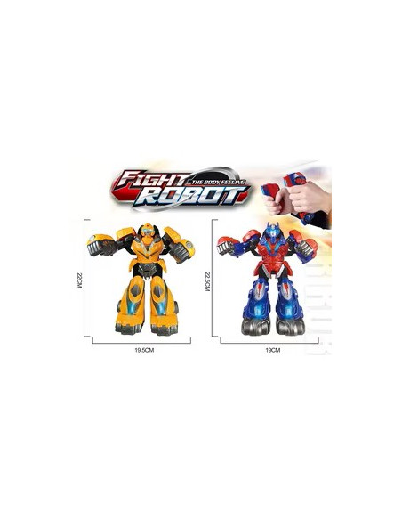 KUT.U/K PİLLİ 2 Lİ DÖVÜŞÇÜ ROBOT FONKSİYONLU