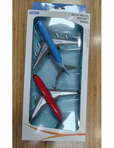 KUT.METAL ÇEKBIRAK 2 Lİ UÇAK 13CM