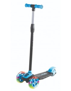 KUT.3 TEKER IŞIKLI TWİST SCOOTER MAVİ
