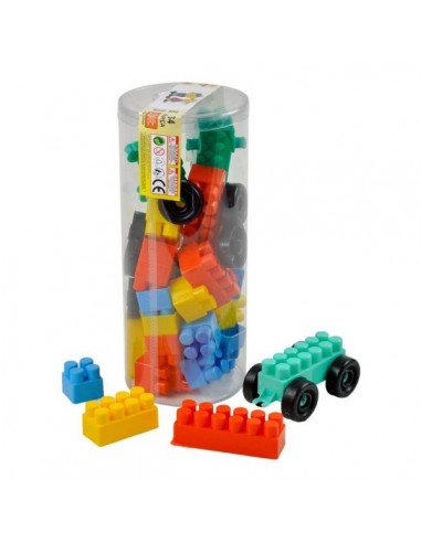 34 PCS LEGO PVC SİLİNDİR KUTULU
