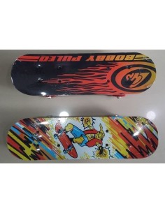 KÜÇÜK BOY RESİMLİ AHŞAP KAYKAY 43*13CM