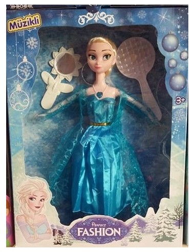 KUT.MÜZİKLİ FROZEN BARBİE BEBEK