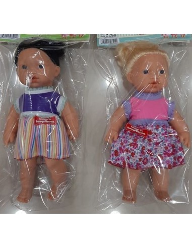 PVC'DE TR KONUŞAN NAZLI ŞAÇLI ET BEBEK 40CM