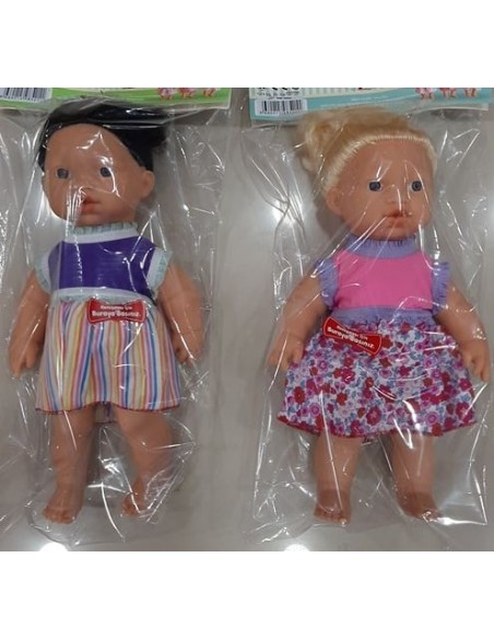 PVC'DE TR KONUŞAN NAZLI ŞAÇLI ET BEBEK 40CM