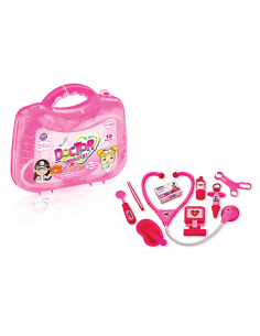 ÇANTALI PEMBE DOKTOR SETİ 10 PCS