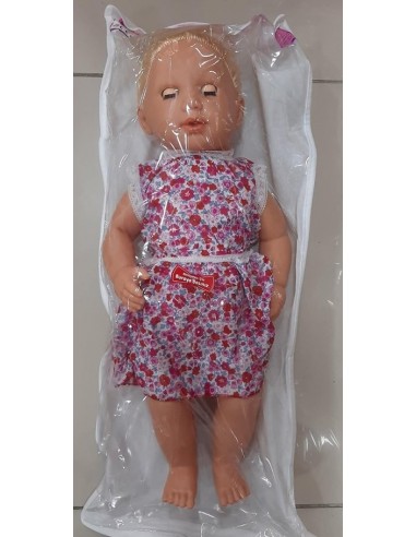 PVC'DE TR KONUŞAN GÜNEŞ SAÇLI ET BEBEK 60CM