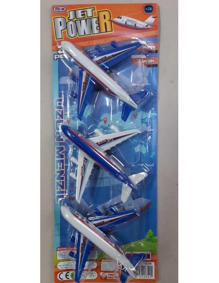 KART.3'LÜ UÇAK SET