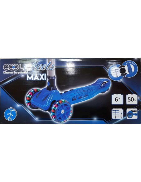 MAVİ 3 TEKER IŞIKLI MAXİ TWİST SCOOTER