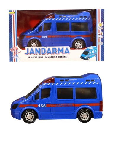 KUT.PİLLİ TR SESLİ 3D IŞIKLI JANDARMA 20CM