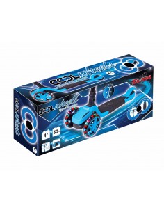 TULPAR MAVİ 3 TEKER IŞIKLI KATLANIR SCOOTER 2