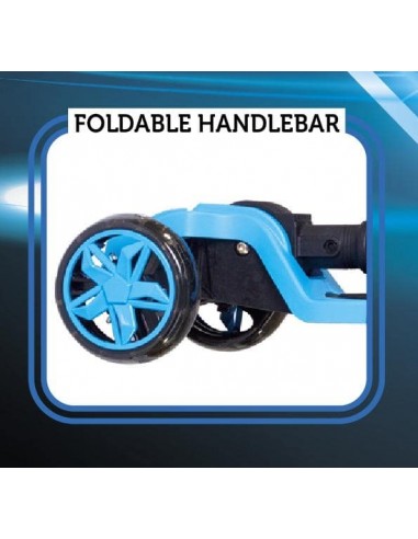 TULPAR MAVİ 3 TEKER IŞIKLI KATLANIR SCOOTER