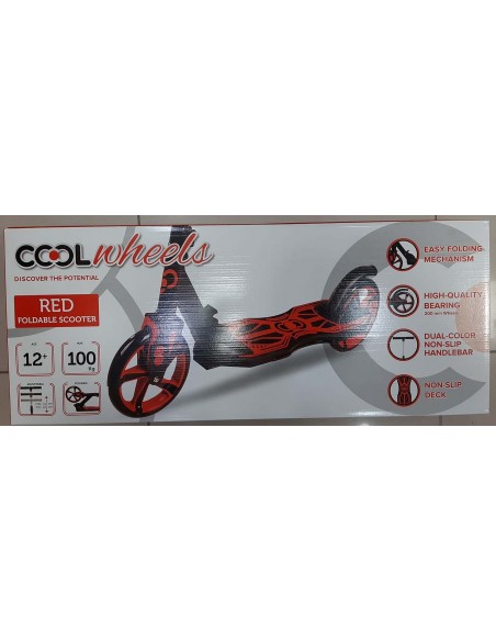 12 YAŞ ÜZERİ KIRMIZI 2 TEKER SCOOTER