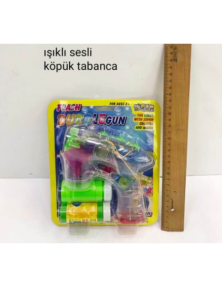 VAK.PİLLİ IŞIKLI KÖPÜK TABANCASI