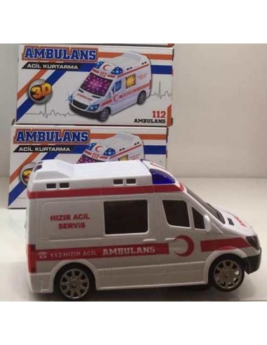 KUT.PİLLİ 3'DLİ SESLİ KÇK 112 ACİL AMBULANS
