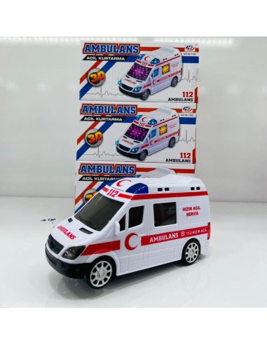 KUT.PİLLİ 3'DLİ SESLİ KÇK 112 ACİL AMBULANS