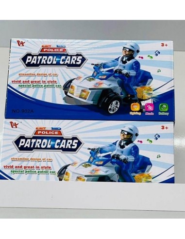 KUT.PİLLİ SESLİ IŞIKLI POLİSLİ ATV MOTOR
