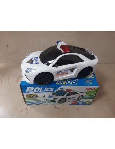 KUT.PİLLİ 3D IŞIKLI SESLİ POLİS ARABASI 18CM