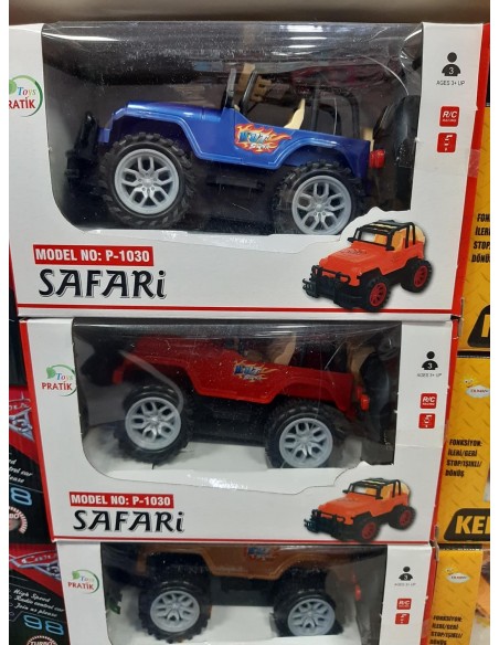KUT.U/K PİLLİ İLERİ-GERİ SAFARİ JEEP 16CM