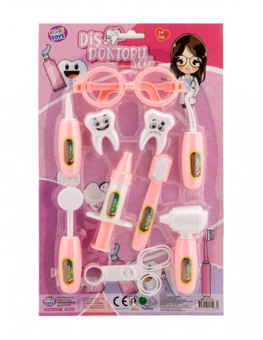 KART.PEMBE DİŞ DOKTOR SETİ 10 PCS