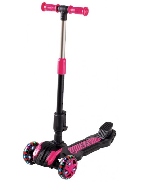 COMBO PEMBE OTURAKLI 3 TEKER IŞIKLI SCOOTER
