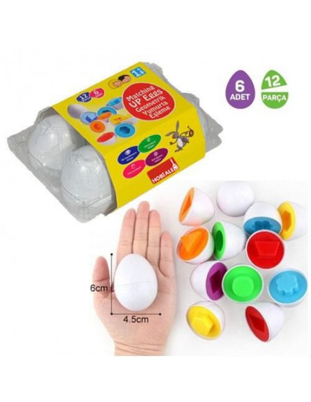 6'LI YUMURTA EŞLEŞTİRME 12 PCS