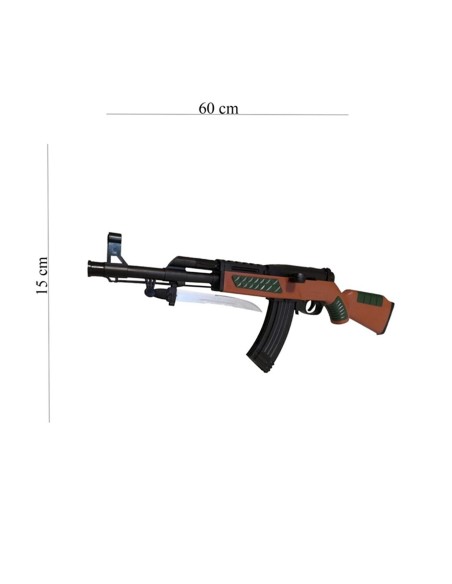 PVC'DE KELEŞ şarjörlü BONCUK ATAR 58CM