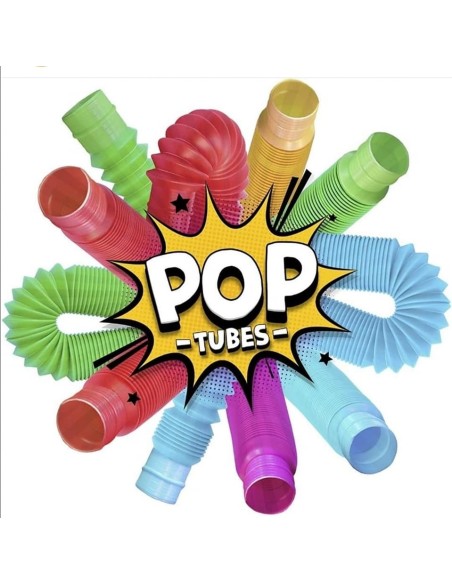 STANDLI POP TUBE RENKLİ HORTUM PKT:24'LÜ