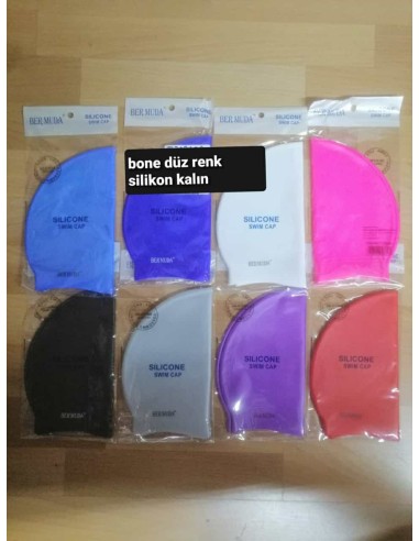 PVC'DE SİLİKON KALIN BONE DÜZ RENK