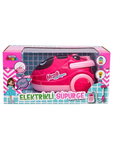 KUT.PİLLİ IŞIKLI NEŞELİ ELEKTRİKLİ SÜPÜRGE 20CM
