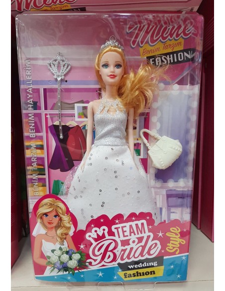 KUT.GELİN BARBİE BEBEK 28CM